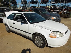 1998 HONDA CIVIC 2DR DX WHITE MT 1.6 A19002